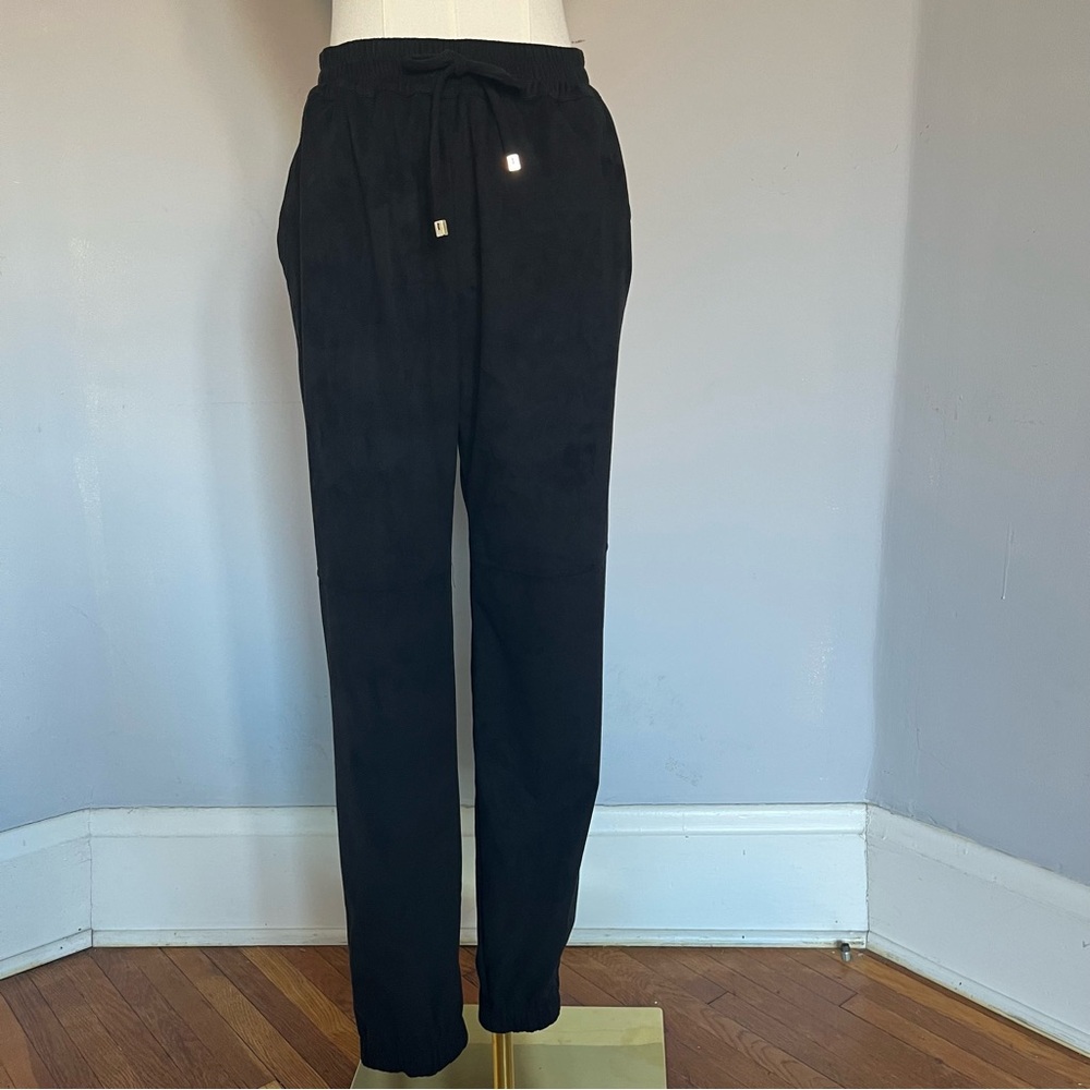 Purotatto Luxury Suede Black Joggers